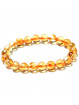 Bracelet Boules en Citrine