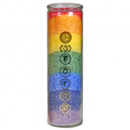 Bougie des 7 Chakras Aux Huiles Essentielles