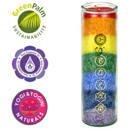 Bougie des 7 Chakras Aux Huiles Essentielles