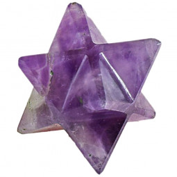 Merkaba en Améthyste Vibrations Cristallines