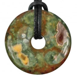 Pendentif Donut en Rhyolite