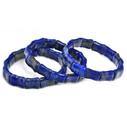 Bracelet Bamboo en Lapis-Lazuli