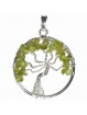 Pendentif Arbre de Vie en Péridot