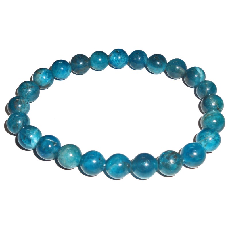 Bracelet Boules en Apatite