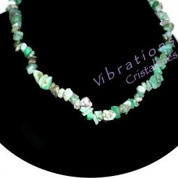 Collier Baroque en Chrysoprase