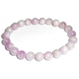 Bracelet en Kunzite - Boules de 6 ou 8mm
