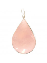 Collier Quartz Rose Goutte | Grossiste Pierre Naturelle – Univers