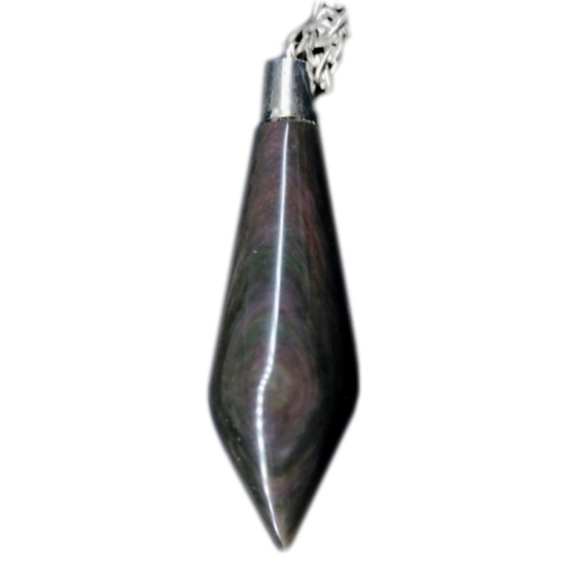 Pendule Obsidienne en Oeil Céleste - Arcanis Pendule Obsidienne en Oeil Céleste - Arcanis