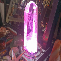 Socle Lumineux en Cristal