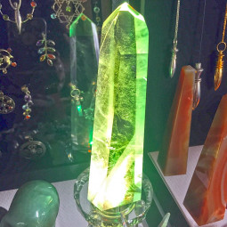 Socle Lumineux en Cristal