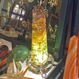 Socle Lumineux en Cristal