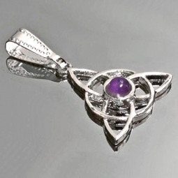 Pendentif Triskel et Améthyste