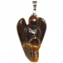 Pendentif Ange en Oeil de Tigre