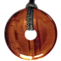 Pendentif Donut en Oeil de Taureau