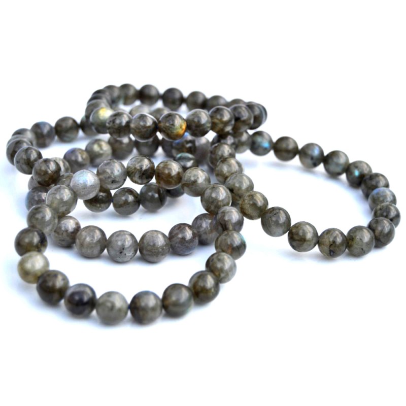 Bracelet Boules en Labradorite