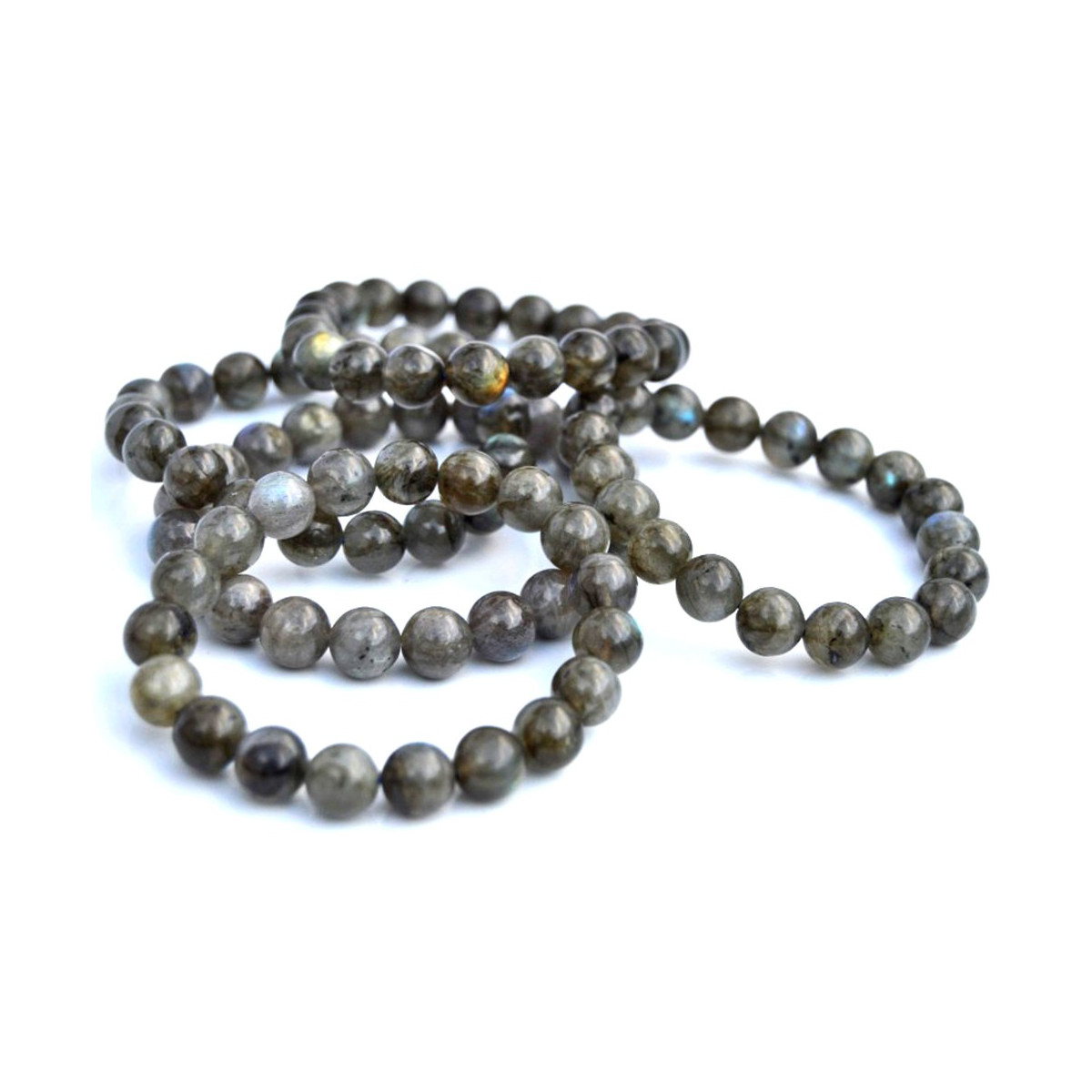 Bracelet Boules en Labradorite