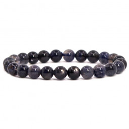 Bracelet Boules en Iolite