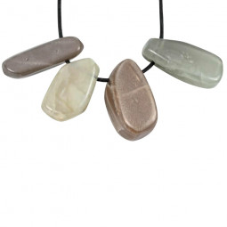 Pendentif Percé en Pierre de Lune