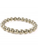 Bracelet Boules en Pyrite - perles de 8mm