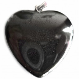 Pendentif Coeur en Hématite