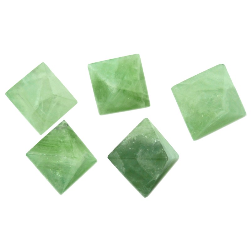 Octaèdre de Fluorite Verte - 15 grammes