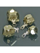 Pendentif en Pyrite Brute Vibrations Cristallines