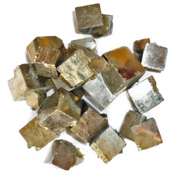 Petite Pyrite Cubique en Sachet de 100 Grammes