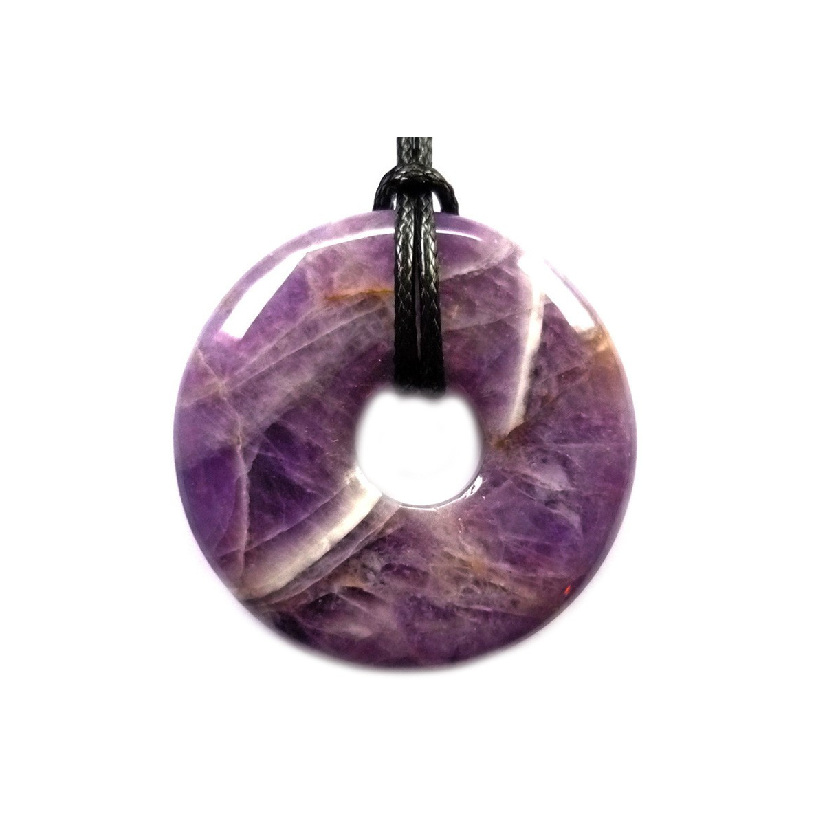 Pendentif en Améthyste - Donut de 30 ou 40 mm