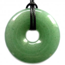 Pendentif Donut en Aventurine Vibrations Cristallines