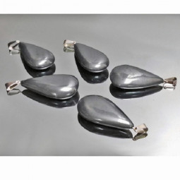 Pendentif Goutte en Hématite