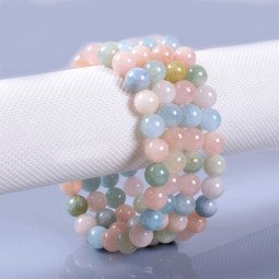 Bracelet en Béryl - Boules de 6 ou 8mm