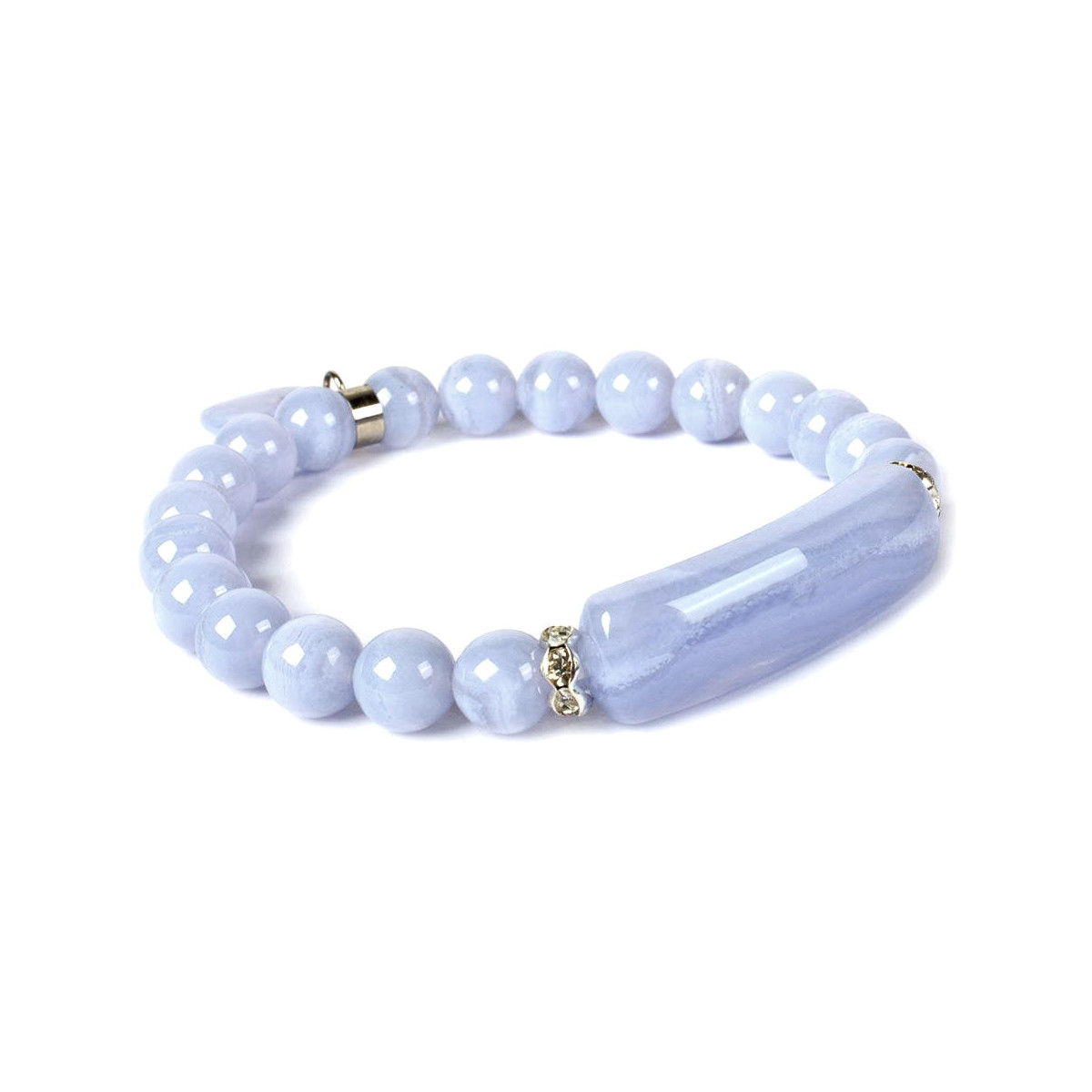 Bracelet Charme en Calcédoine