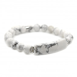 Bracelet Charme en Howlite