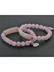 Bracelet Charme en Quartz Rose